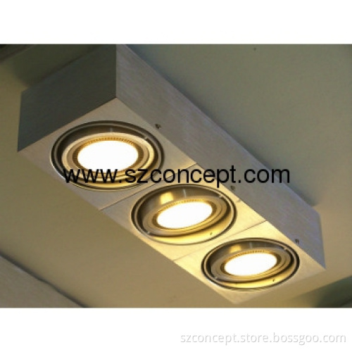 Hot Type--2013 AR111 LED Ceiling Light, 7.9W*3-h